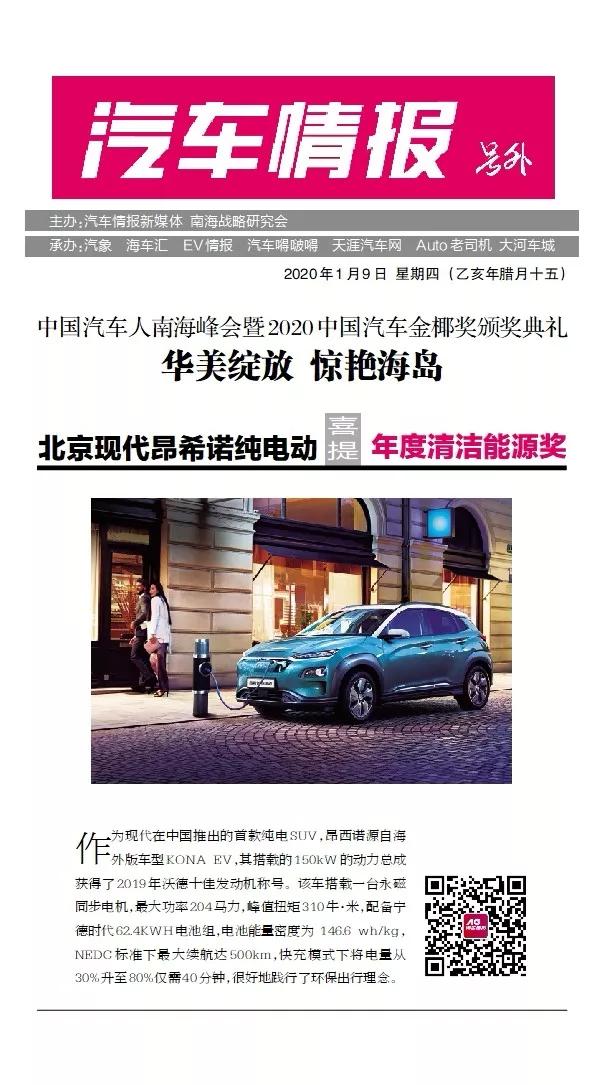 「號外」2020中國汽車金椰獎精彩綻放,15項大獎驚艷海島