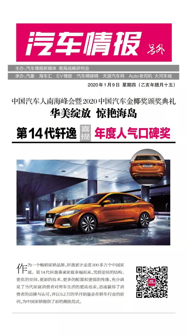 「號外」2020中國汽車金椰獎精彩綻放,15項大獎驚艷海島
